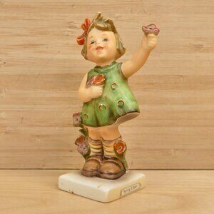 Vintage GOEBEL M J Hummel "Spring Cheer" Porcelain Figurine, Made in Germany